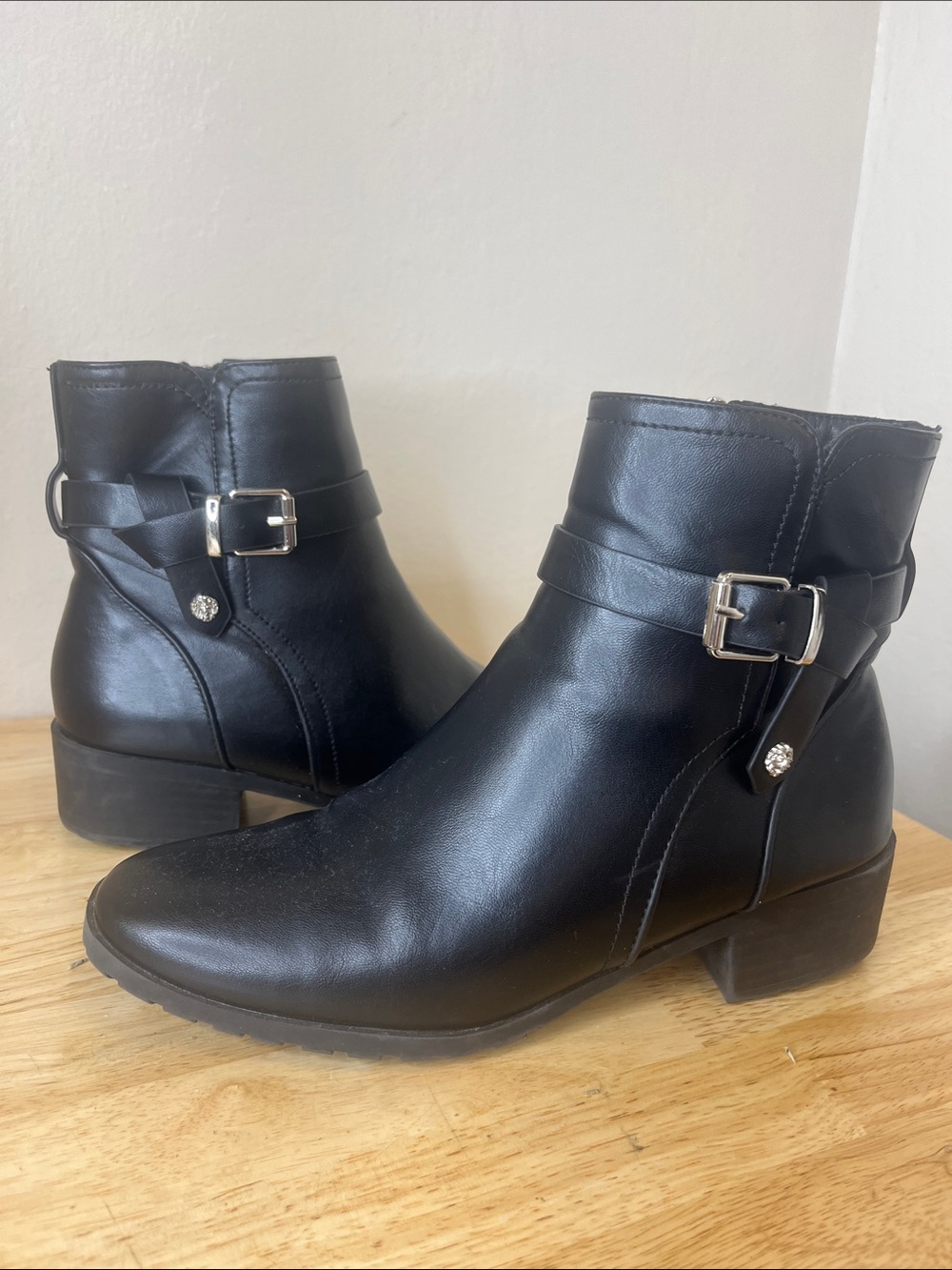 Anne Klein Black Boots 7.5